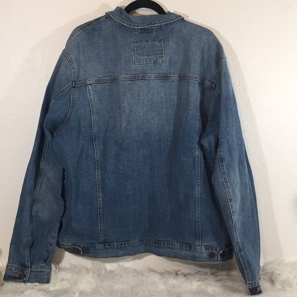Goodfellow & Co Denim Trucker Jean Jacket 2XL New - Picture 6 of 8